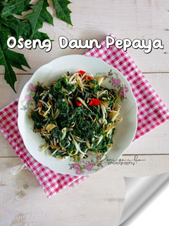 Foto resep Oseng Daun Pepaya Jepang