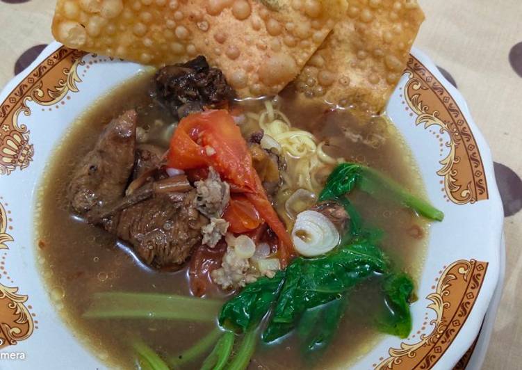  Resep  Mie ayam  dan kerupuk pangsit homemade anti  gagal  ya 