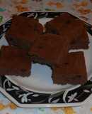 Brownies sin gluten con queso crema
