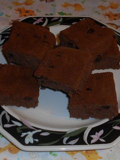 Una foto de Brownies sin gluten con queso crema
