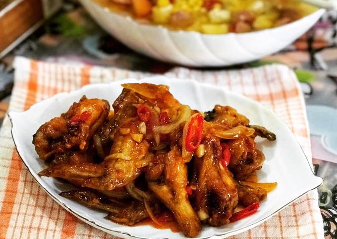 Resep Ayam Goreng Asam Manis Oleh Dine Kitchen Cookpad