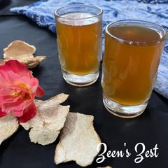 A picture of Grapefruit Peels and Palm Jaggery Tea.