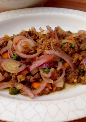 A picture of Minced meat sauce.