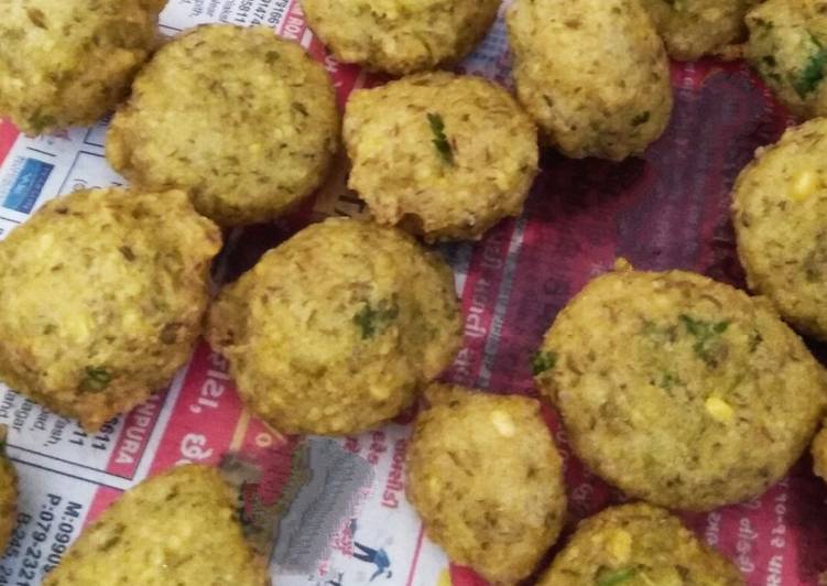 Recipe of Super Quick Homemade Moong Dal Vada