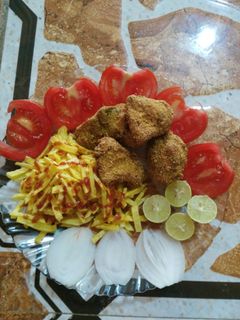 عکسی از دستور مرغ سوخاری