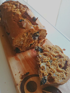 Una foto de Budín navideño