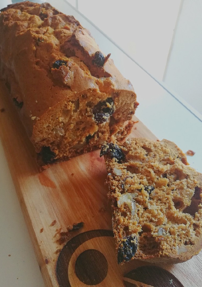 Una foto de Budín navideño