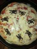 Pizza con visitantes😳