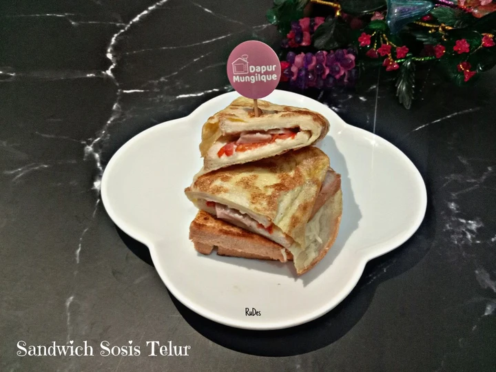 Cara Gampang Membuat Resep Sandwich Sosis Telur yang Bikin Ngiler Anti Ribet, Lezat Sekali