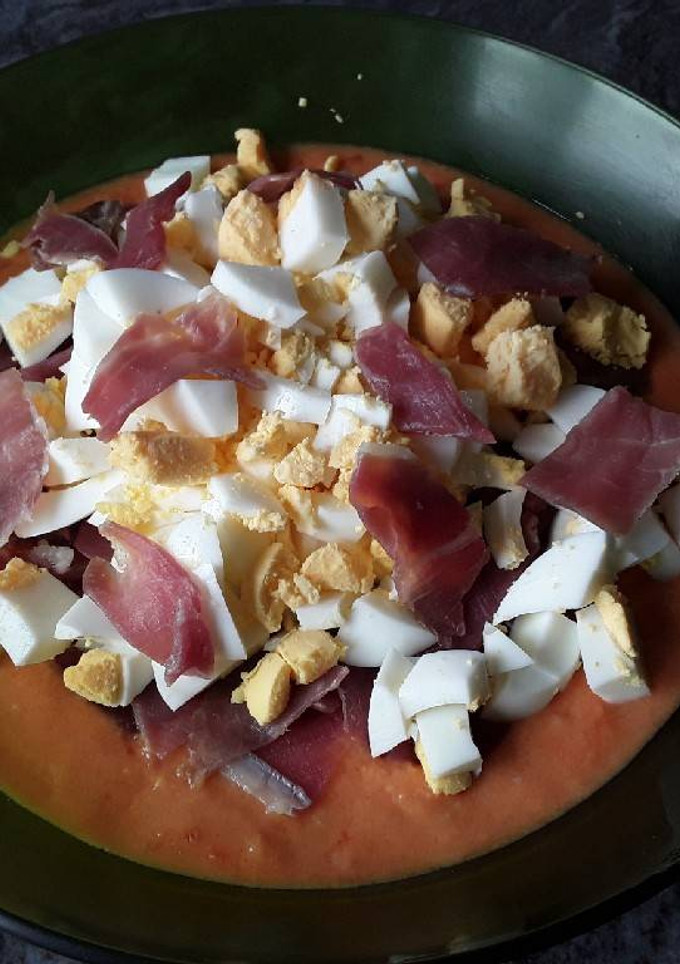 Una foto de Salmorejo