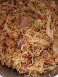 A picture of Fried cabbage.