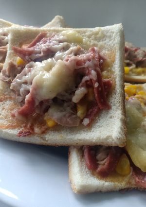 Foto resep Pizza roti tawar