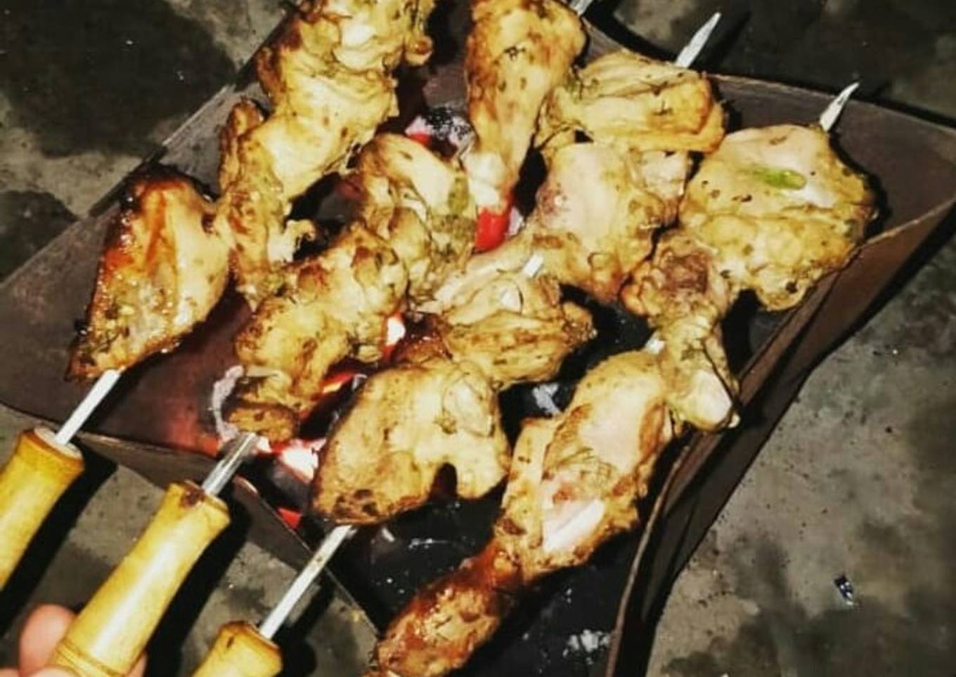 Grilled tandoori chicken