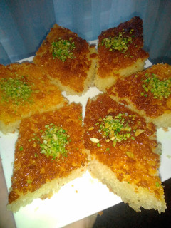 صورة لوصفة بسبوسه بجوز الهند