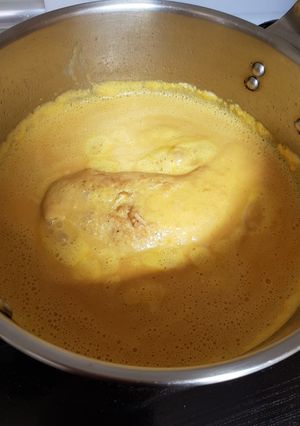 Una foto de Solomillo de pavo en salsa de zanahoria en olla express