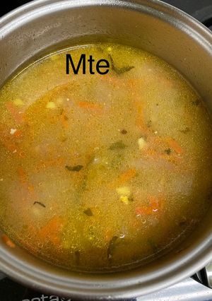 Una foto de Sopa juliana Mte
