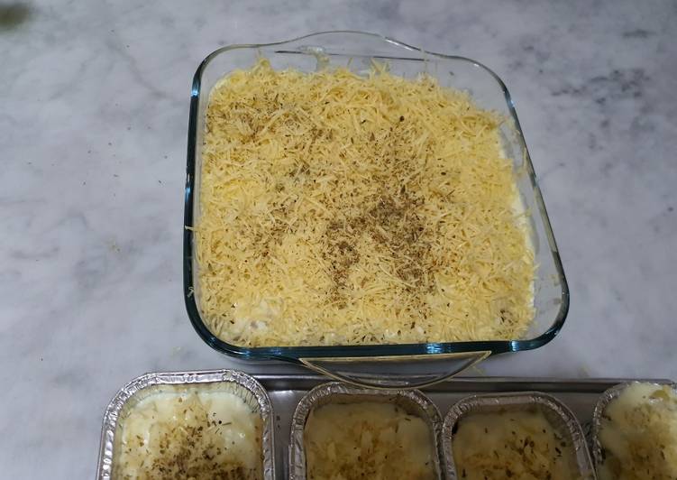 Cara Gampang Membuat Macaroni panggang, crunchy kejunya creamy macaroninya 😊 Anti Gagal