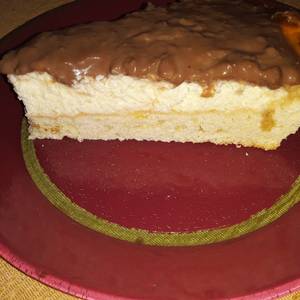 Tarta de Ricota con Crema Pastelera de Chocolate
