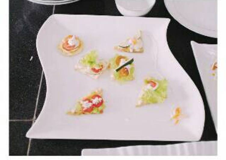 Cara Gampang Menyiapkan Canape sayur Sebagai Appetizer(hidangan pembuka dingin) yang Enak