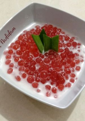 Foto resep Bubur sagu mutiara simpel