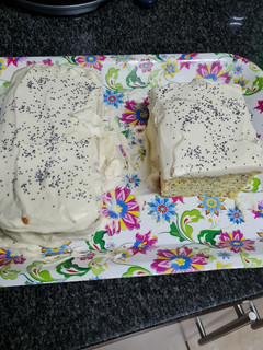 A picture of Keto Lemon Poppy Seed Loaf.