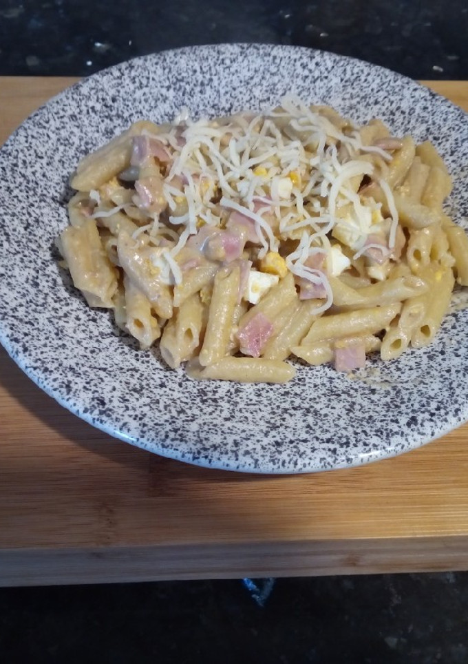 Una foto de Pasta con Salsa de Champiñón