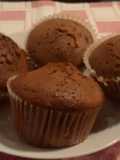 Muffins de cambur y chocolate