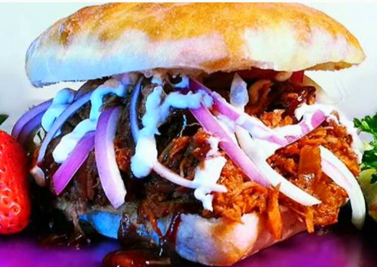 Mike's Spicy Pulled Pork BBQ Sandwiches