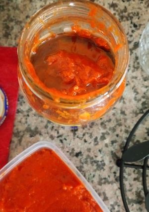 صورة لوصفة هريسة 😋🌶🌶