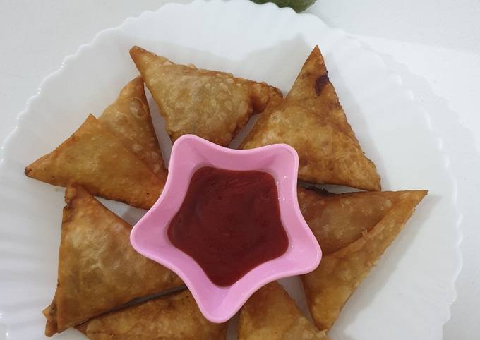 Street style beef samose Recipe