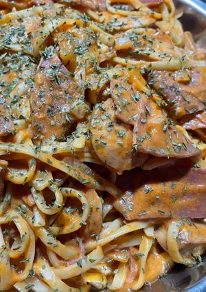 Foto resep Rose Pasta (Fettuccine)