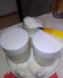 Yogur casero con leche de coco