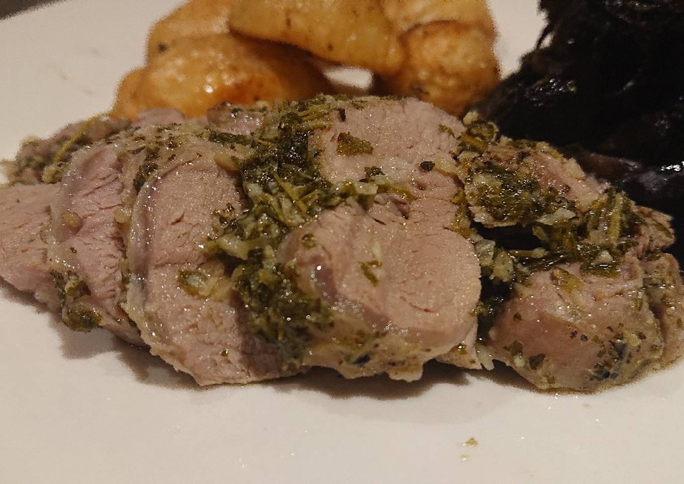 Roasted Garlic Pork Tenderloin