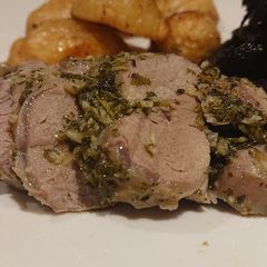 A picture of Roasted Garlic Pork Tenderloin.