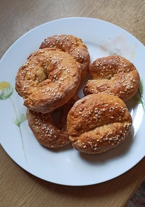 Φωτογραφία της συνταγής Ψωμάκια τύπου bagels χωρίς μάγια