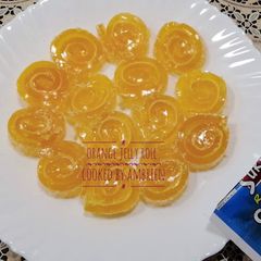 A picture of Homemade Orange 🍊 Jelly Roll Recipe.