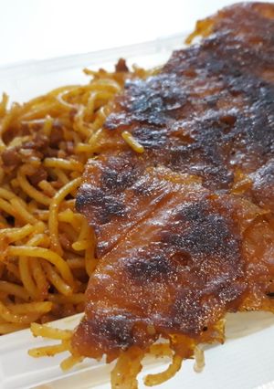 عکسی از دستور ماکارونی با ته دیگ تافتون