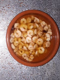 Una foto de Gambitas al ajillo