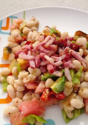 Una foto de Ensalada fácil de judías