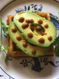 275 California Farm Avocado Waffle and Sauce