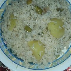 A picture of Alu white rice.