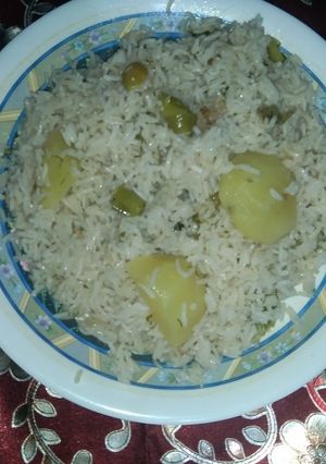 A picture of Alu white rice.