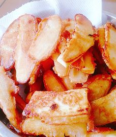 khoai lang chiên bột chiên giòn