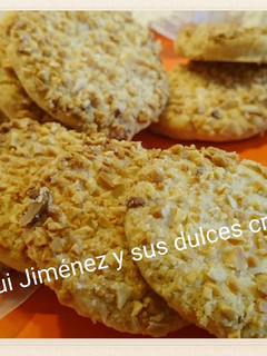 Una foto de Galletas navideñas de almendra