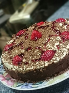 Una foto de Tarta de Frutos del bosque