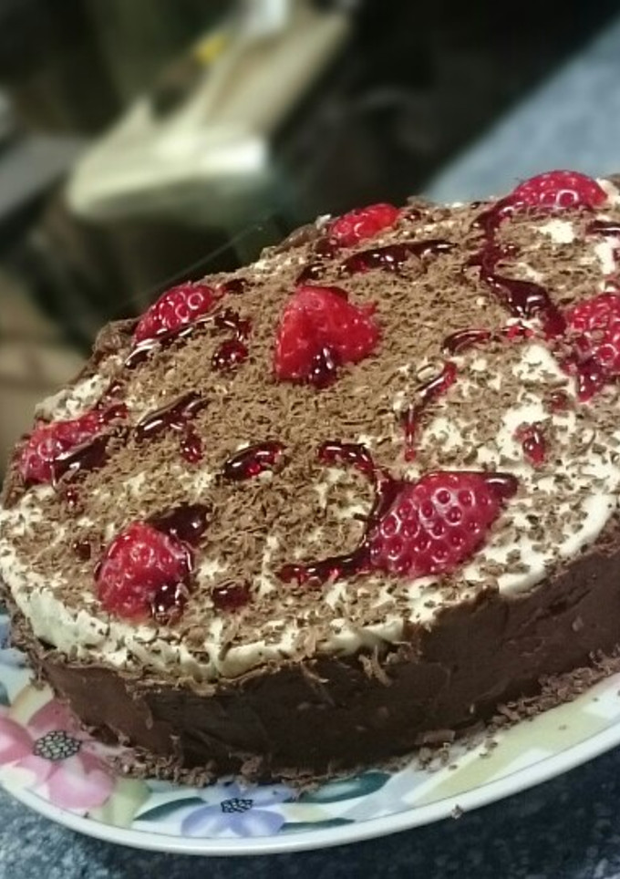 Una foto de Tarta de Frutos del bosque