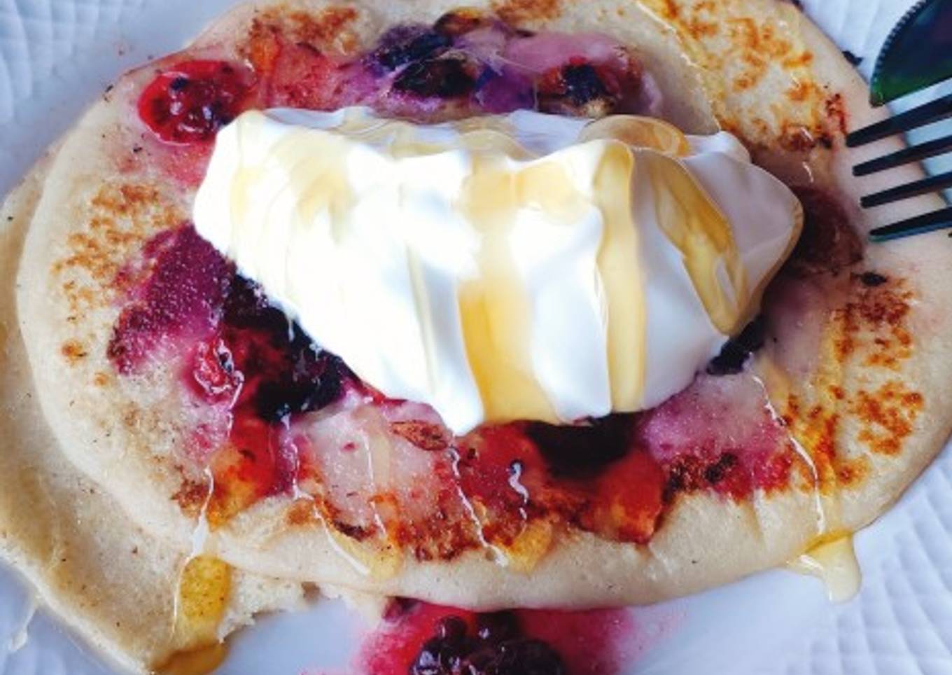 Pancakes exprés! Receta de 1 taza!