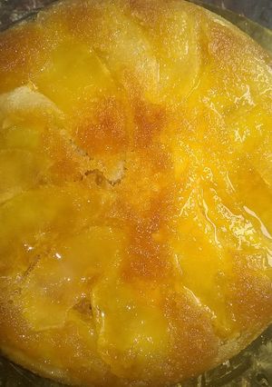 Una foto de Torta de manzana invertida