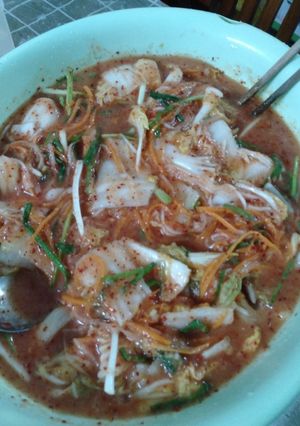 Hình của món Kim chi cải thảo.