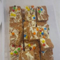 Weetbix coconut slice A picture of Weetbix coconut slice.